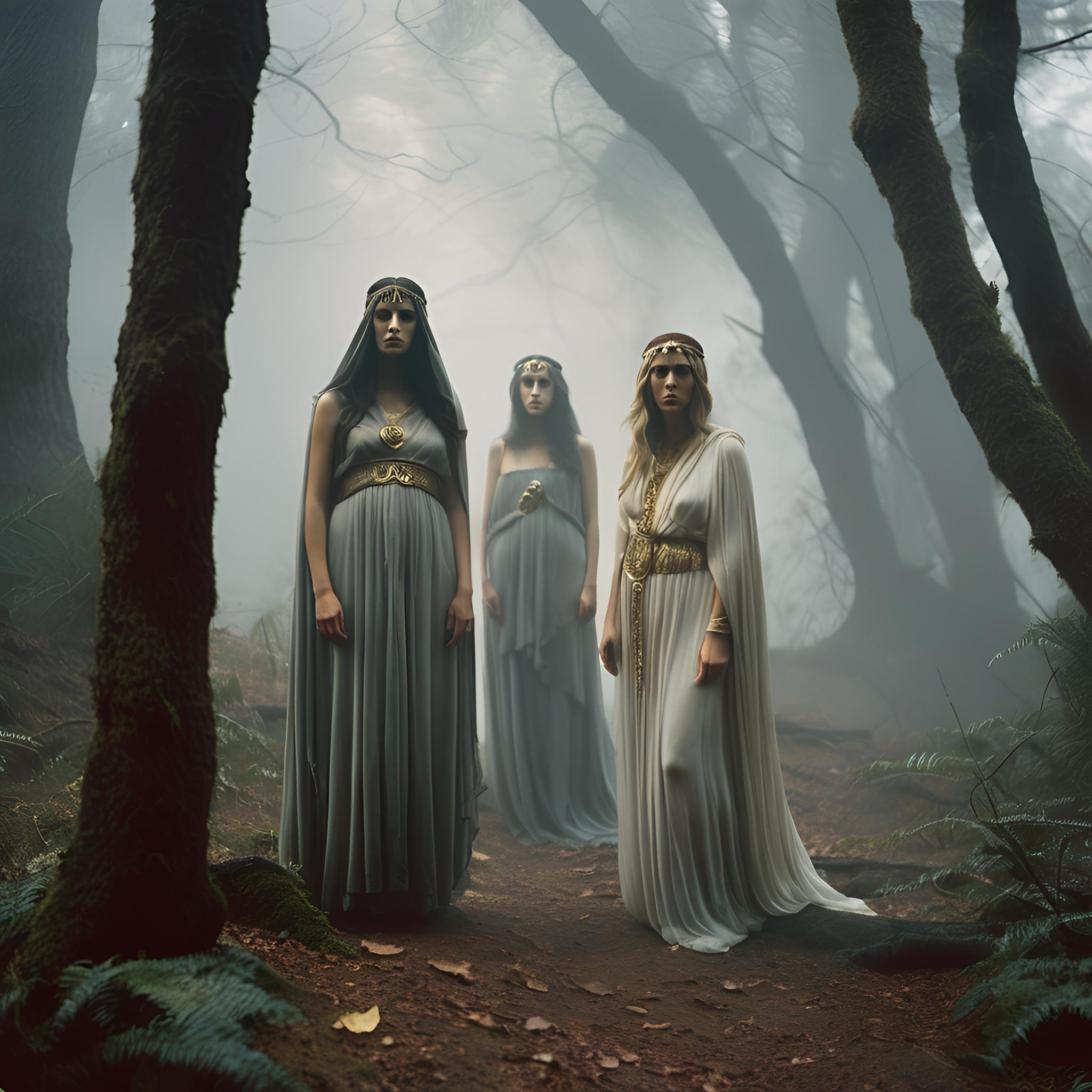 Erinyen-Hesperiden-Moirai-Nemesis